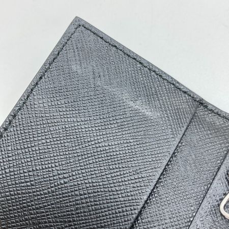  PRADA プラダ キーケース メンズ サフィアーノ 2PG222 ブラック