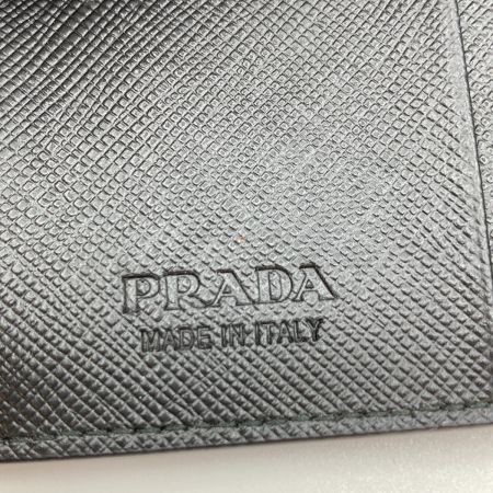  PRADA プラダ キーケース メンズ サフィアーノ 2PG222 ブラック