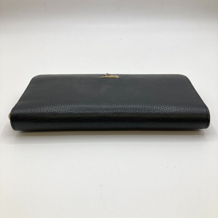 新品 Christian Louboutin ブラック 長財布 ラウンドジップ Christian Louboutin クリスチャンルブタン ラウンドファスナー