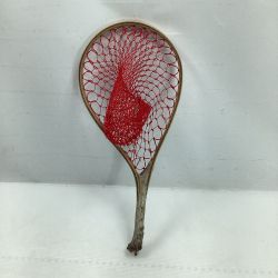 ΣΣ  釣り用品 釣り小物 鹿の角を使用したランディングネット 全長約40cm Bランク