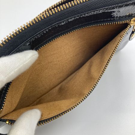  ATAO ブーブー お財布ポシェット ショルダーバッグ エナメル ブラック