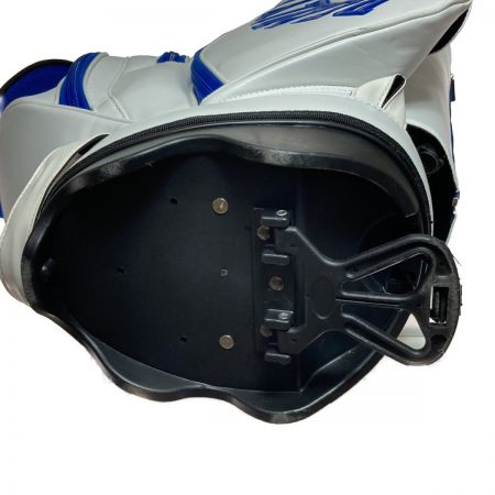  PEARLY GATES パーリーゲイツ スタンドバッグ キャディバッグ PG89 ニコちゃん ホワイト x ブルー 8.5型 3.55kg　