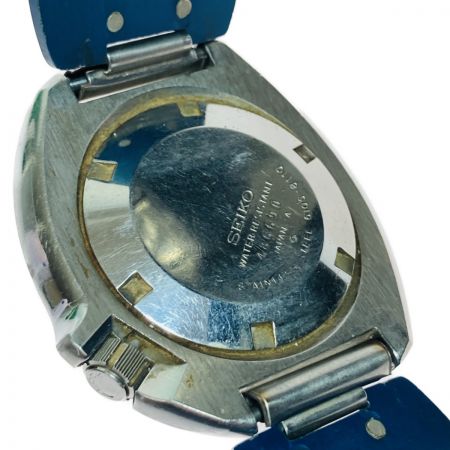  SEIKO セイコー セカンドダイバー 腕時計 6105-8110 自動巻 ベルト社外 植村直己モデル ダメージ多