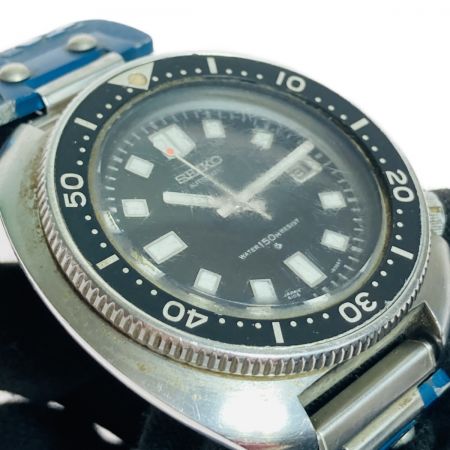  SEIKO セイコー セカンドダイバー 腕時計 6105-8110 自動巻 ベルト社外 植村直己モデル ダメージ多