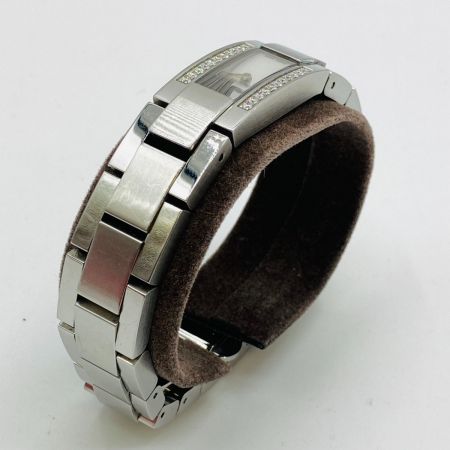  GUCCI グッチ 4600L レディース 腕時計 クォーツ シェル文字盤 ダイヤベゼル 4600L シルバー 箱付