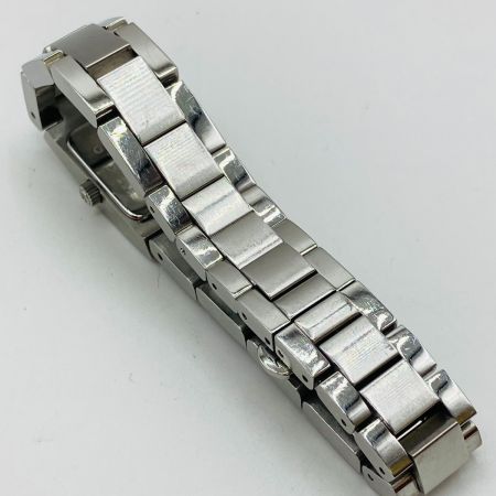  GUCCI グッチ 4600L レディース 腕時計 クォーツ シェル文字盤 ダイヤベゼル 4600L シルバー 箱付