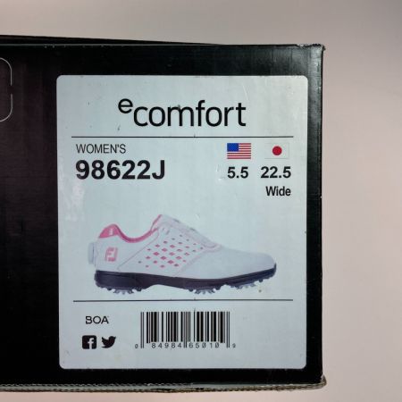  FOOTJOY eコンフォート ゴルフシューズ WOMEN'S 22.5cm BOA