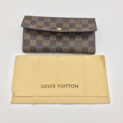 ◎◎ LOUIS VUITTON ルイヴィトン ダミエ ポルト フォイユ サラ N61734 N61734 中古品 ダメージあり Cランク