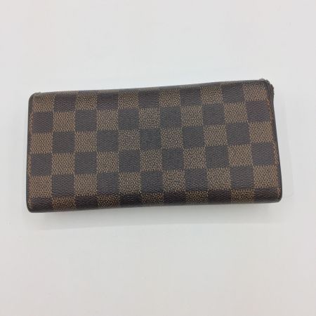  LOUIS VUITTON ルイヴィトン ダミエ ポルト フォイユ サラ N61734 N61734 中古品 ダメージあり