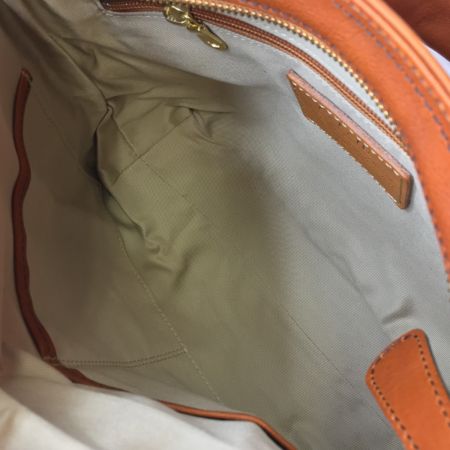  Lahella  栃木 レザーハンドバッグ ブラウン