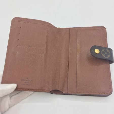 LOUIS VUITTON ルイヴィトン ポルトフォイユパピエジップ ウォレット 財布 モノグラム  M61207 中古品