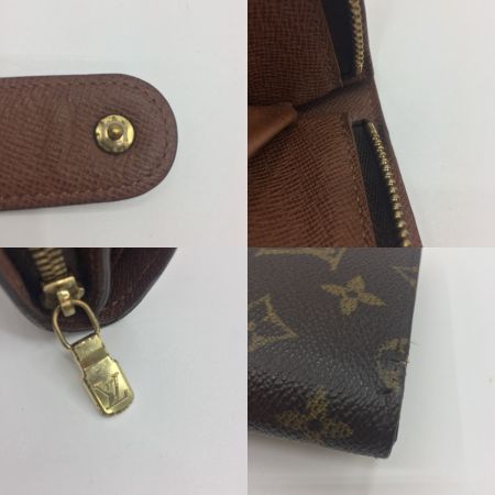  LOUIS VUITTON ルイヴィトン ポルトフォイユパピエジップ ウォレット 財布 モノグラム  M61207 中古品