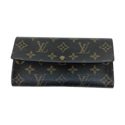 ◎◎ LOUIS VUITTON ルイヴィトン モノグラム ポルトフォイユサラ 財布 長財布 M61734 ブラウン Bランク