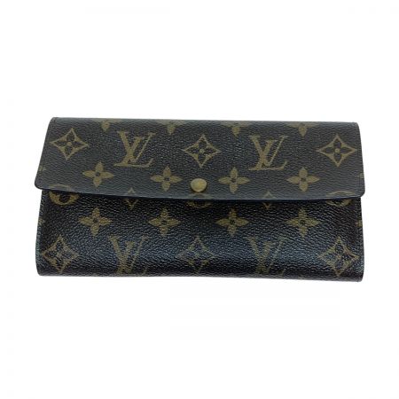  LOUIS VUITTON ルイヴィトン モノグラム ポルトフォイユサラ 財布 長財布 M61734 ブラウン