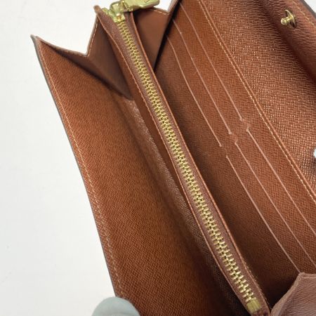  LOUIS VUITTON ルイヴィトン モノグラム ポルトフォイユサラ 財布 長財布 M61734 ブラウン