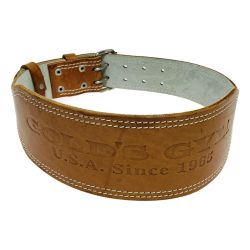 ◎◎ GOLD'S GYM ゴールドジム トレーニングベルト レザーベルト Lサイズ Cランク