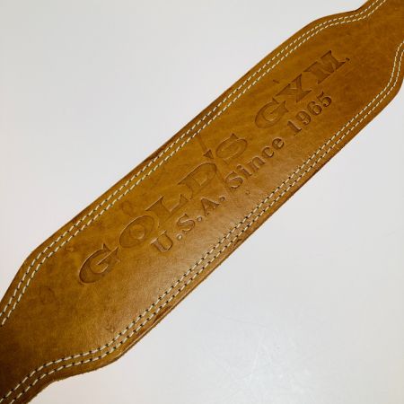  GOLD'S GYM ゴールドジム トレーニングベルト レザーベルト Lサイズ