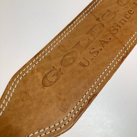  GOLD'S GYM ゴールドジム トレーニングベルト レザーベルト Lサイズ