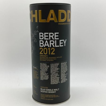  BRUICHLADDICH ブルックラディ BERE BARLEY ベア・バーレイ 700ml 50% 2012 未開栓