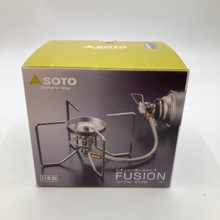  SOTO ソト PSLPG対応 レギュレーターストーブ FUSION ガスコンロ シングルガスバーナー ST-330 シルバー