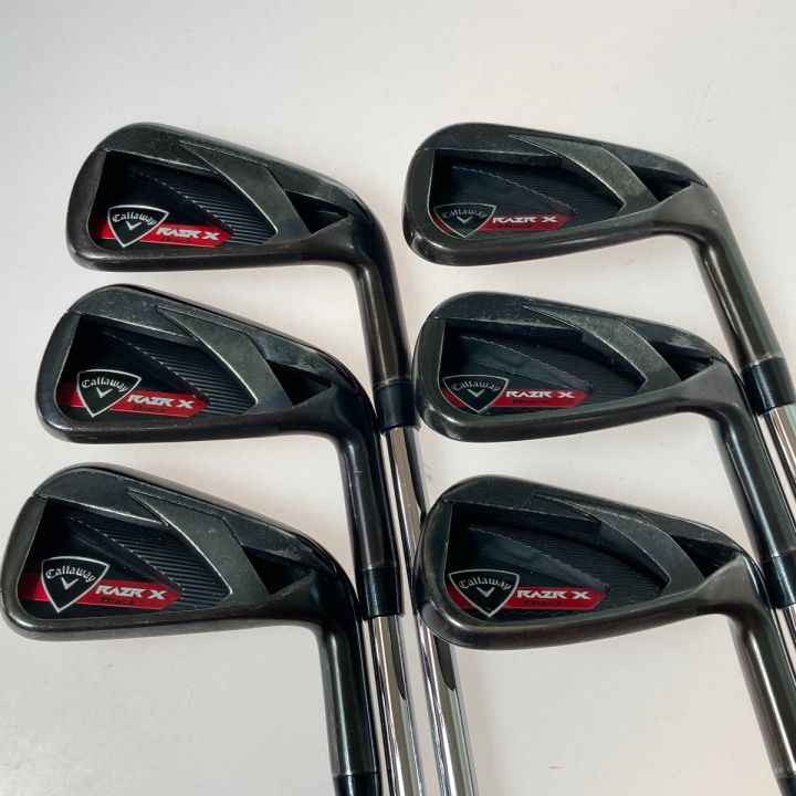 Callaway キャロウェイ RAZR X レイザーX Black 5-9.P 6本 アイアンセット N.S.PRO 950GH  S｜中古｜なんでもリサイクルビッグバン