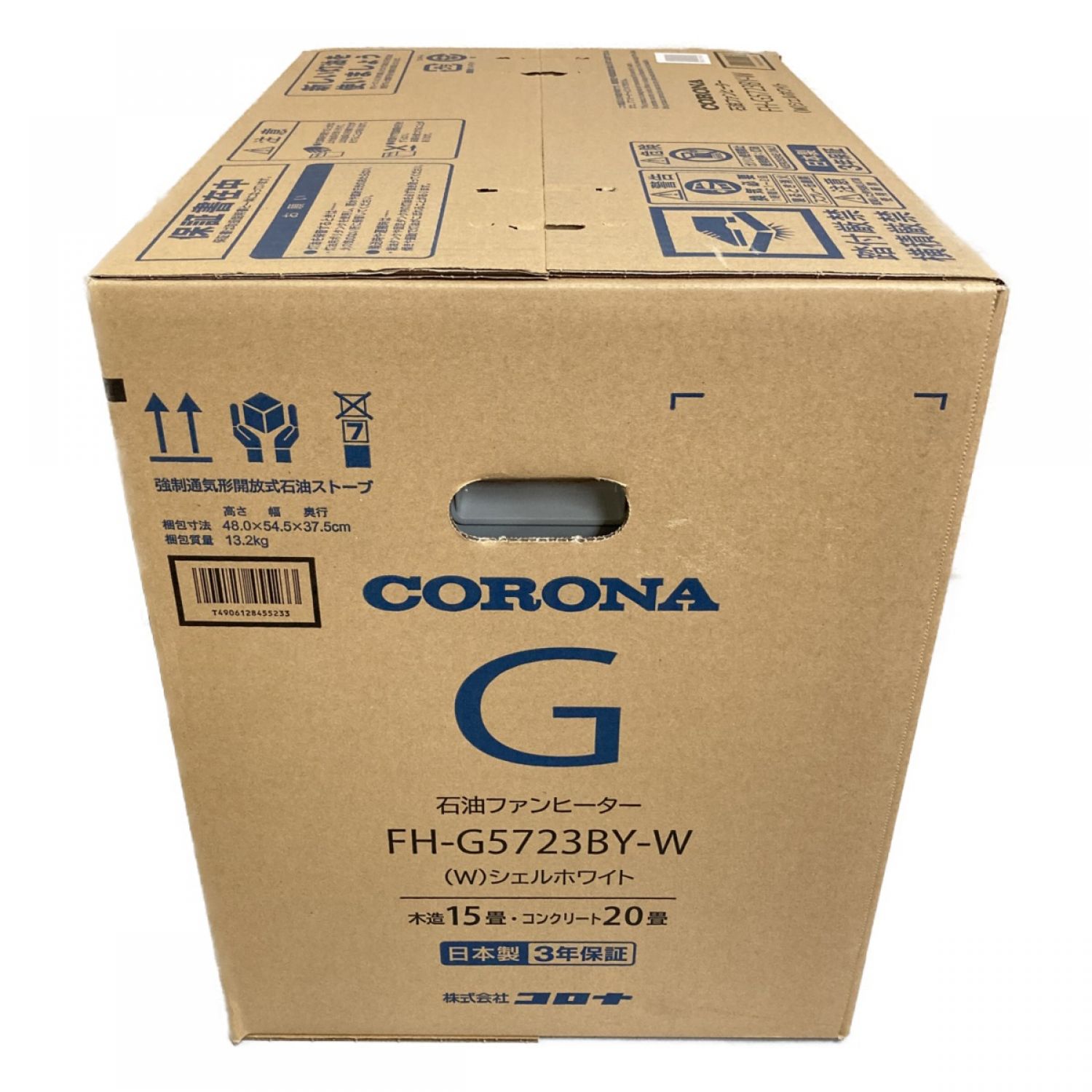 J【品】CORONA コロナ 強制通気形開放式 石油ストーブ ホワイト手の届く範囲で清掃済みです