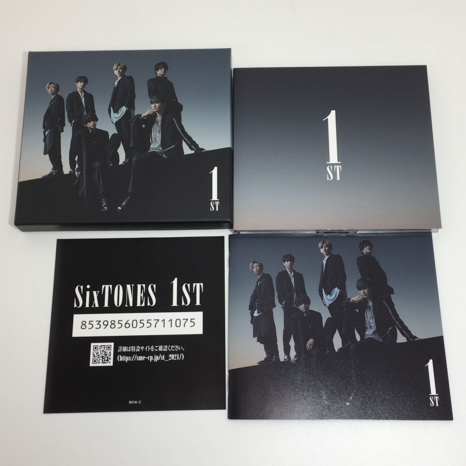 中古】 SixTONES 1ST 初回盤A:原石盤(CD+DVD)アルバム 中古品 Bランク