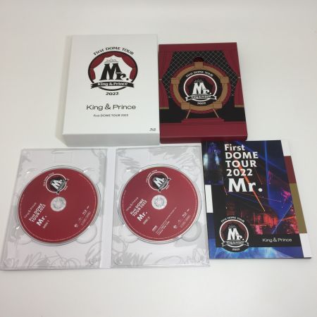   King&Prince FirstDOMETOUR 2022 Mr. 初回限定盤 Blu-ray/2枚組 中古品