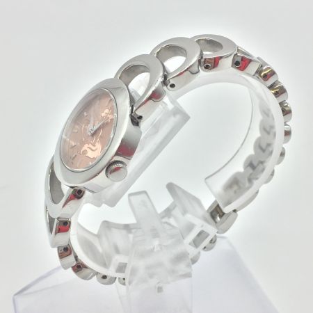 Vivienne Westwood ヴィヴィアン・ウエストウッド 腕時計 オーブモチーフ サーモンピンク シルバー VW-9066 中古品