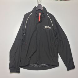 ◎◎ Titleist タイトリスト ゴルフウェア メンズ 　レインウェア　 撥水 　防水 　耐水　 上下セット  ブラック 収納袋付 雨具　Ⅿサイズ Aランク