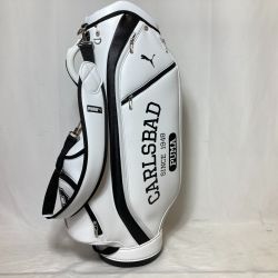 ◎◎ PUMA プーマ キャディバッグ カート式 4分割 ユニセックス 090084-02 ホワイト Aランク