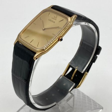  SEIKO セイコー CREDOR クレドール 14KT クォーツ 腕時計 7770-5250 ゴールド