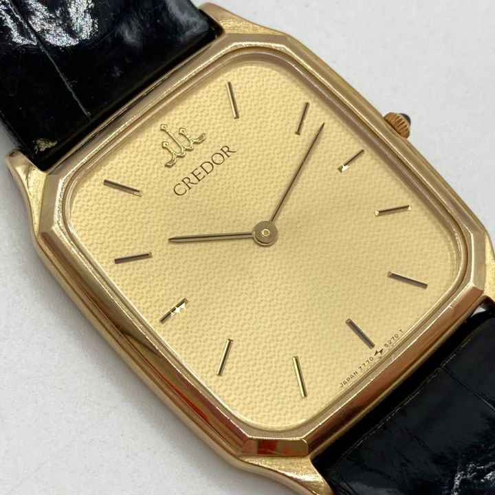 SEIKO セイコー CREDOR クレドール 14KT クォーツ 腕時計 7770-5250 ゴールド｜中古｜なんでもリサイクルビッグバン