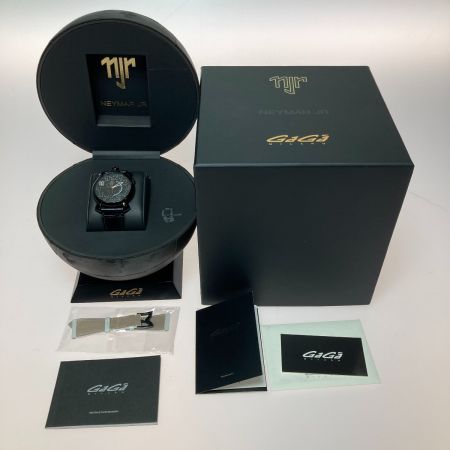  GAGA MILANO ガガミラノ マヌアーレ シン46 ネイマールコラボ クォーツ 腕時計 5099