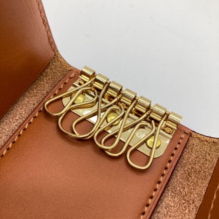  ITAGAKI 鞍 キーケース 6連 キャメル