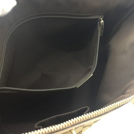 GUCCI グッチ アビーライン 141470 GGキャンバス レザー 141470 ベージュ 中古品　汚れあり