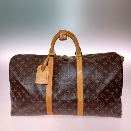  LOUIS VUITTON ルイヴィトン モノグラム キーポル・バンドリエール 50 ボストンバッグ 旅行鞄 M41416 ブラウン