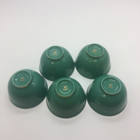  KORANSHA Co. Ltd. 香蘭社 つごもり草花　絵変わり　湯呑み　5客揃 未使用品