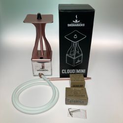 ◎◎ SHISHA BUCKS シーシャバックス クラウドミニ 水タバコ CLOUD MINI ローズゴールド スカイボウル ヒートマネジメント付 Cランク
