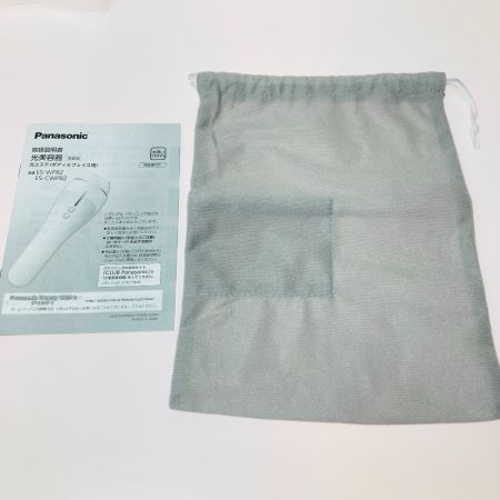  Panasonic パナソニック 脱毛器 光美容器 ボディ&フェイス用 WS-WP82-S