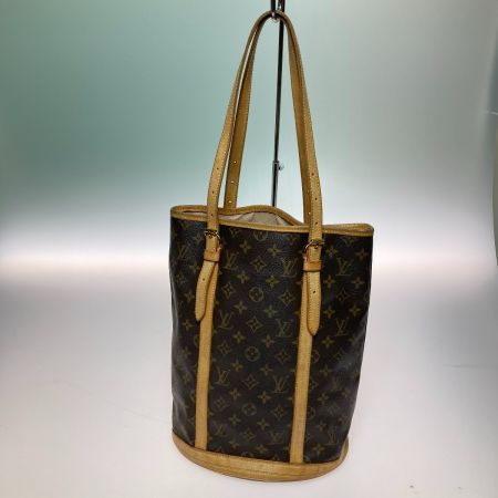  LOUIS VUITTON ルイヴィトン モノグラム バケットGM トートバッグ M42236 ブラウン ポーチ欠品