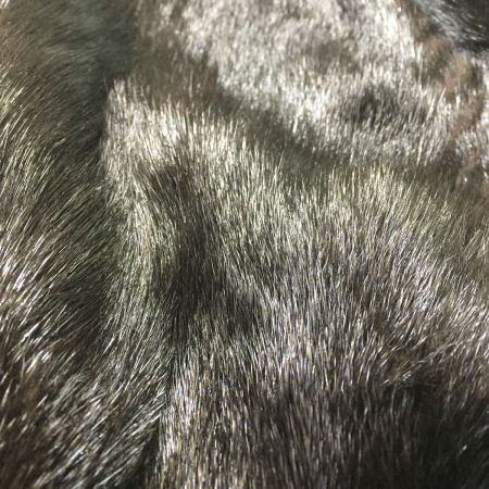   毛皮ショートコート   サイズ13  ブラック レディース　ミンク