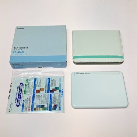  CASIO カシオ 電子辞書 EX-word エクスワード 韓国語モデル XD-G7600 取扱説明書欠品