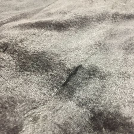  Mawus-M  毛皮ロングコート   FREEサイズ ※袖のリボンスレ有  ネーム入り ブラック 中古品