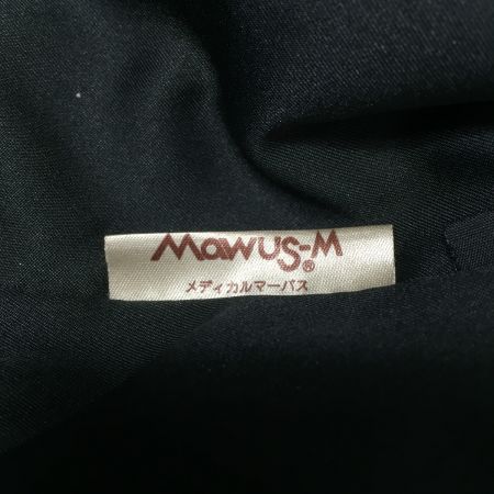  Mawus-M  毛皮ロングコート   FREEサイズ ※袖のリボンスレ有  ネーム入り ブラック 中古品