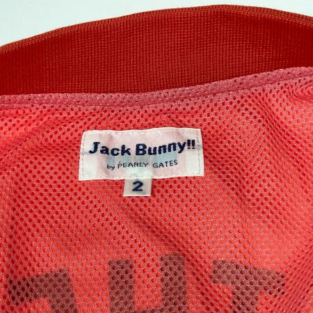  Jack Bunny!! ジャックバニー ナイロンジャケット ブルゾン レディース サイズ2 ゴルフウェア