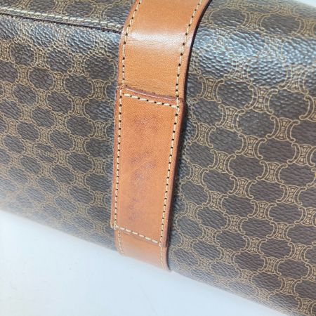  CELINE セリーヌ マカダム柄 モノグラム トートバッグ M95 ブラウン