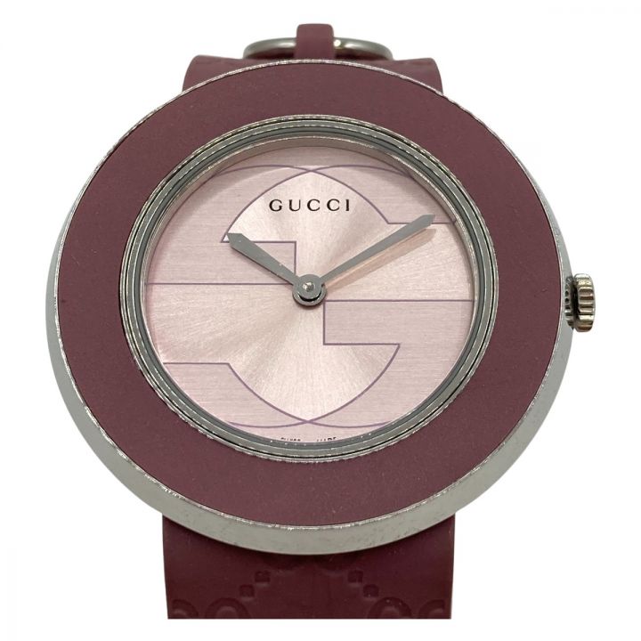 GUCCI グッチ Uプレイ ユープレイ クォーツ レディース 腕時計 129.4 パープル｜中古｜なんでもリサイクルビッグバン