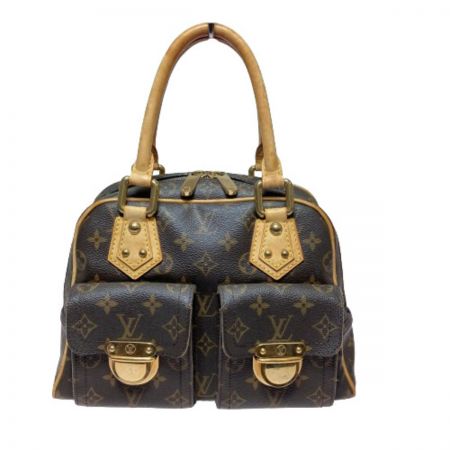  LOUIS VUITTON ルイヴィトン モノグラム マンハッタンPM ハンドバッグ M40026 ブラウン