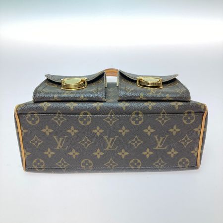  LOUIS VUITTON ルイヴィトン モノグラム マンハッタンPM ハンドバッグ M40026 ブラウン